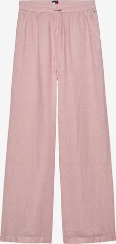 Pantaloni di Tommy Jeans in rosa: frontale