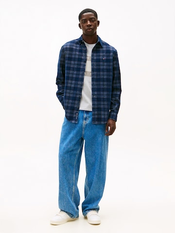 Tommy Jeans Comfort Fit Hemd in Blau
