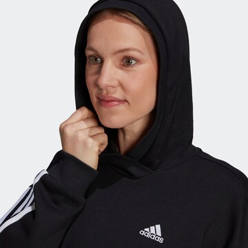 juoda ADIDAS SPORTSWEAR Sportinio tipo megztinis 'Essentials  3-Stripes '