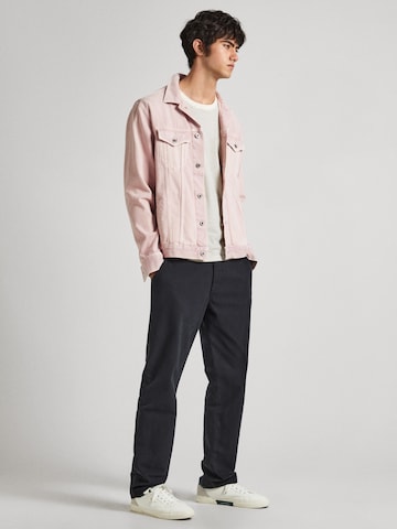Pepe Jeans Between-Season Jacket 'PINNERS CLRD' in Pink