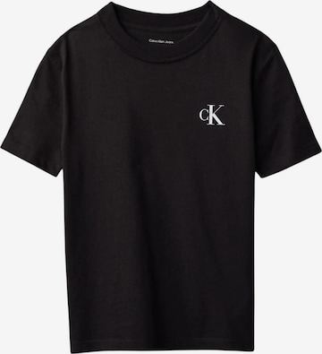 Calvin Klein Kids - Camiseta 'CALVIN KLEIN JEANS kids CHEST MONO LOGO SS T-SHIRT T-SHIRT' en negro: frente