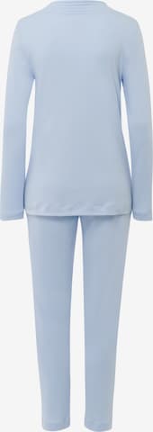 Hanro Pyjama 'Dion' in Blauw