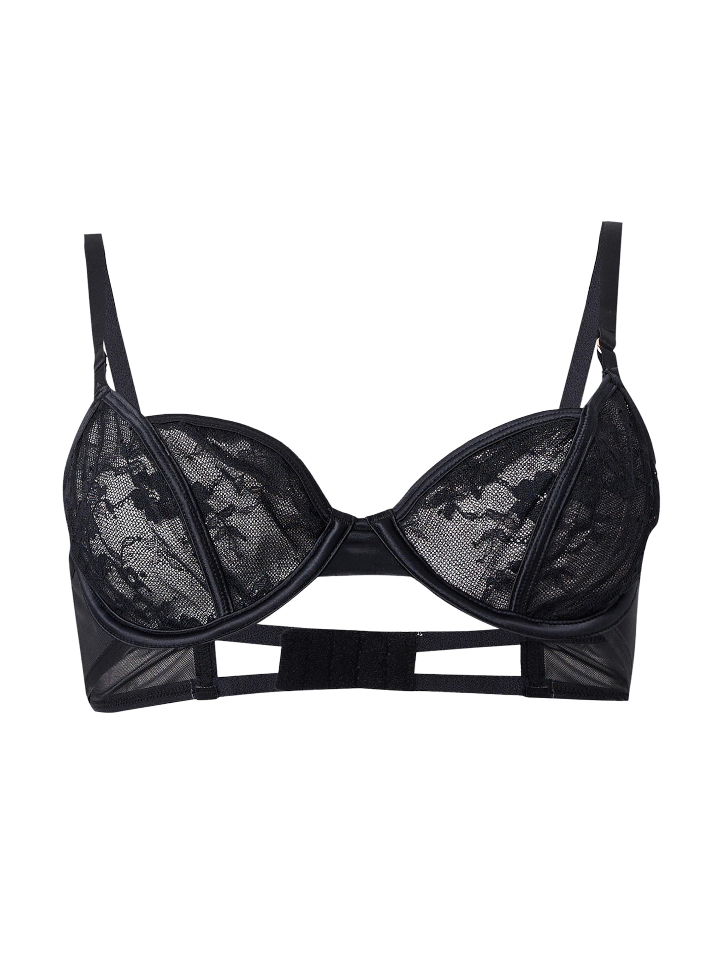 Dorina T-Shirt BH in Schwarz: Vorderseite