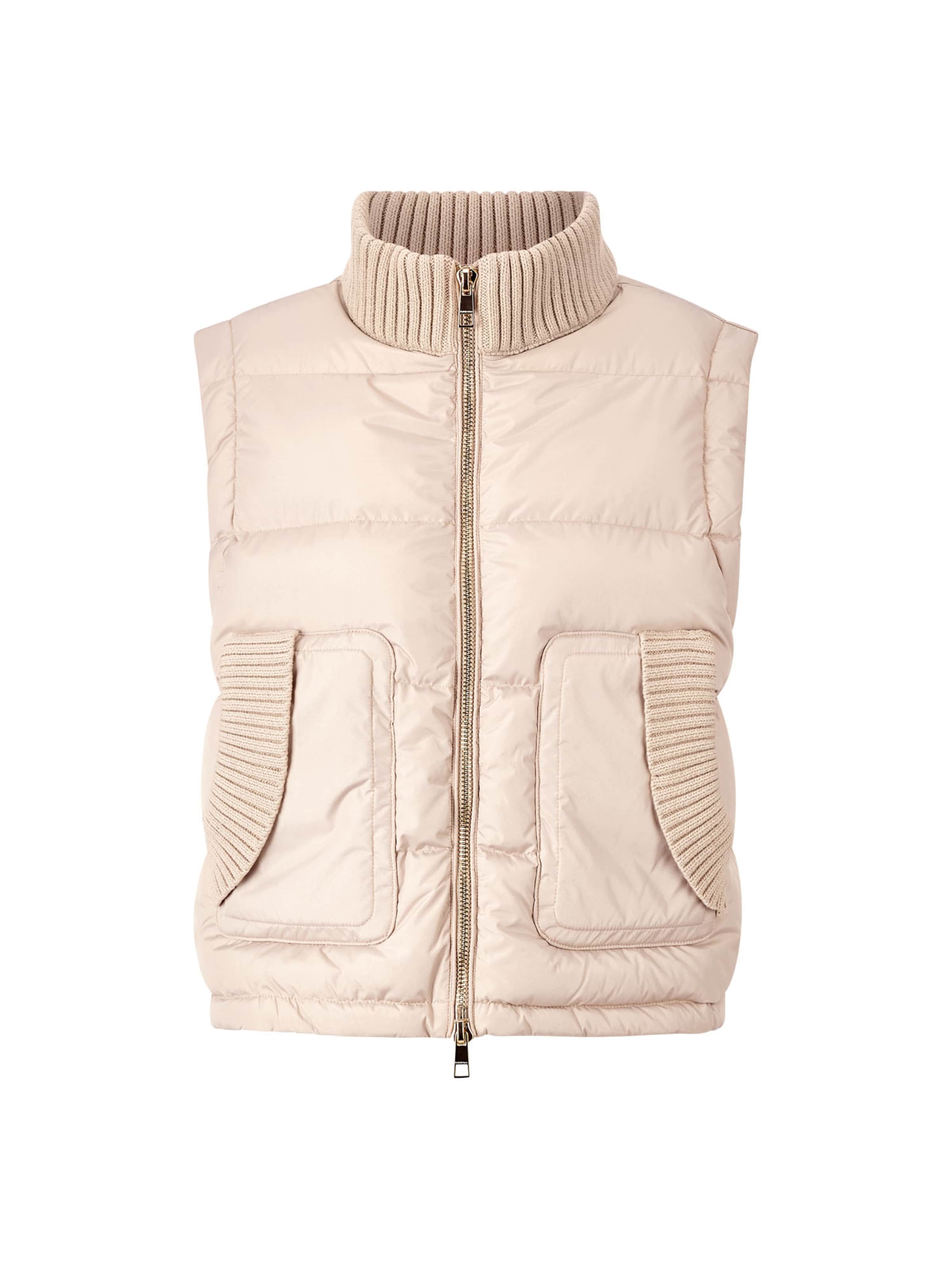 Rich &amp; Royal Bodywarmer in Beige: voorkant