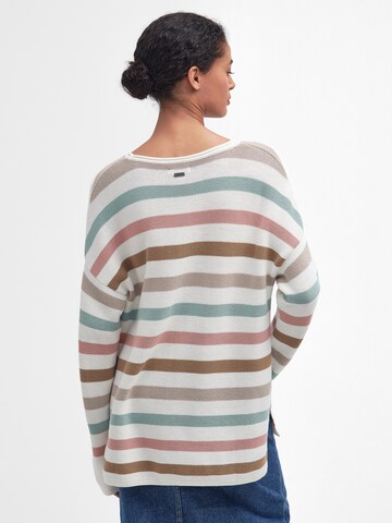 Barbour Pullover in Weiß