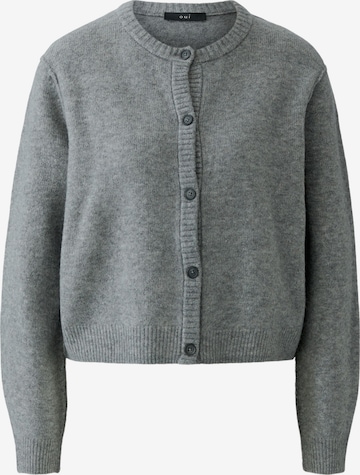 OUI Knit Cardigan 'ILAYA' in Grey: front