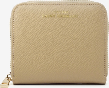 Porte-monnaies 'EZE' Ateliers Saint Germain en beige : devant