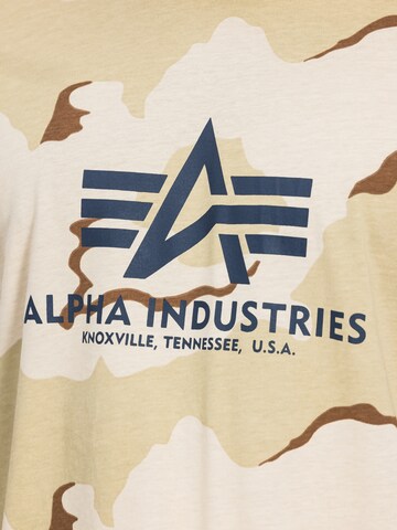 T-Shirt ALPHA INDUSTRIES en beige