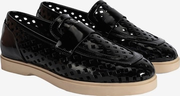 Mocassin Desa en noir : devant