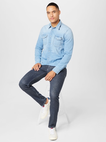 Pepe Jeans - Regular Fit Camisa 'Hammond' em azul