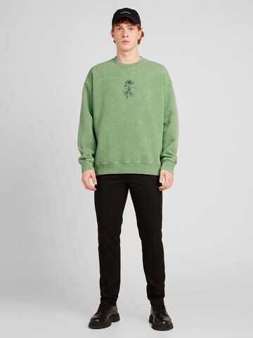 Sweat-shirt TOPMAN en vert