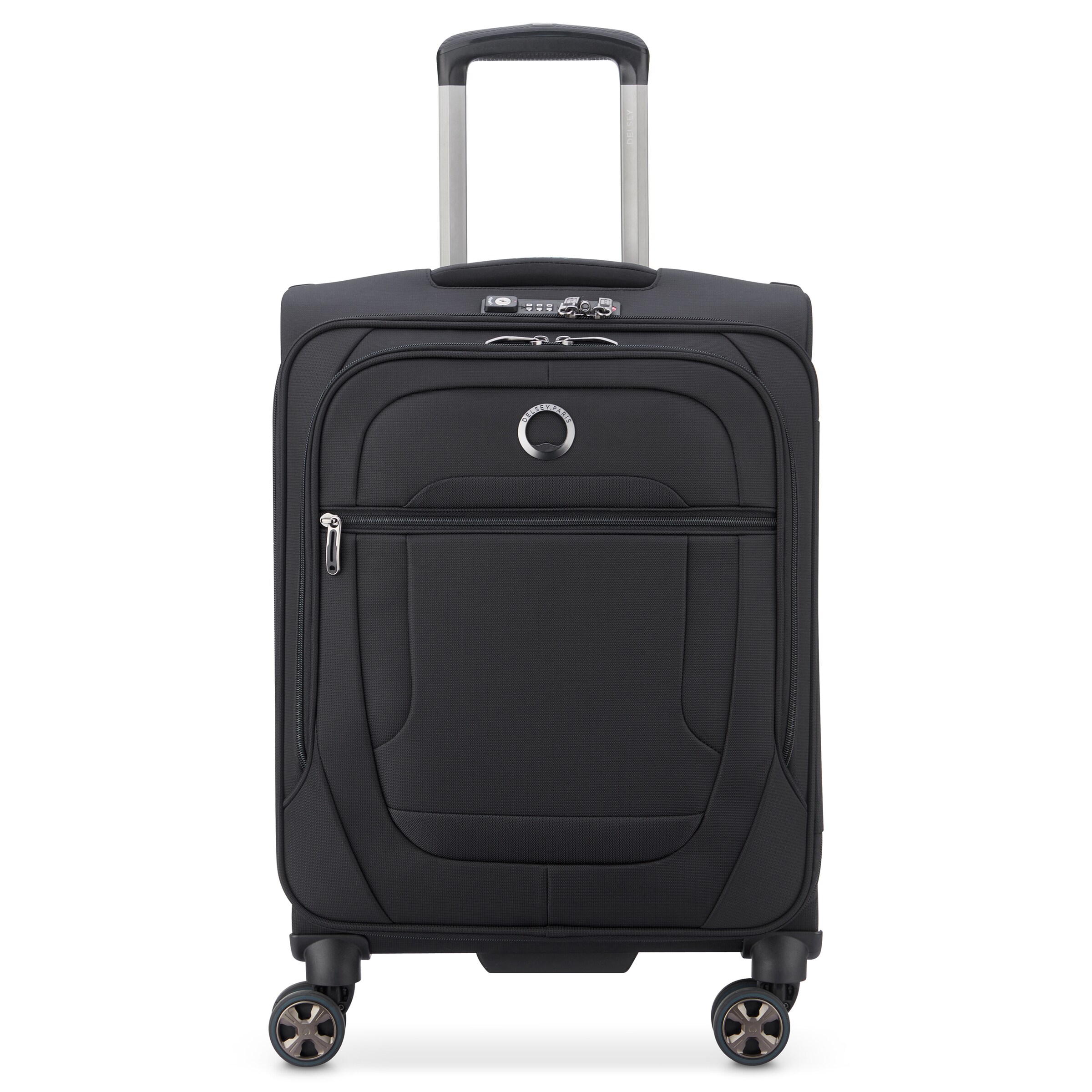 Trolley 'Helium' di Delsey Paris in nero: frontale