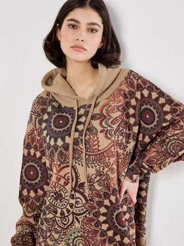 Apricot Sweatshirt 'Mandala' in Mixed colours
