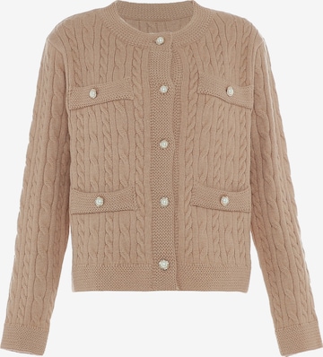 Cardigan caspio en beige : devant