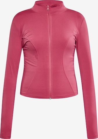 IZIA Sweatvest in Roze: voorkant