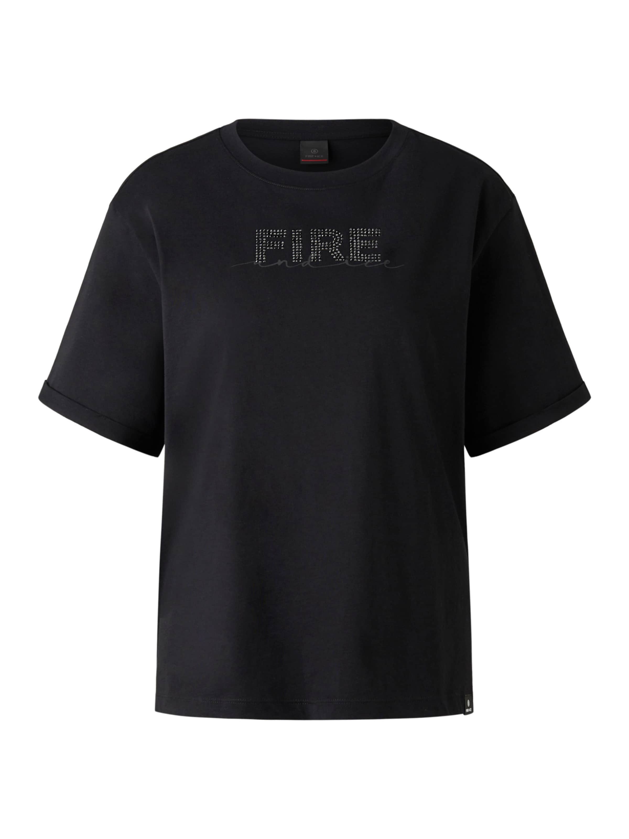 Bogner Fire + Ice Tričko 'Cabela' – černá: přední strana