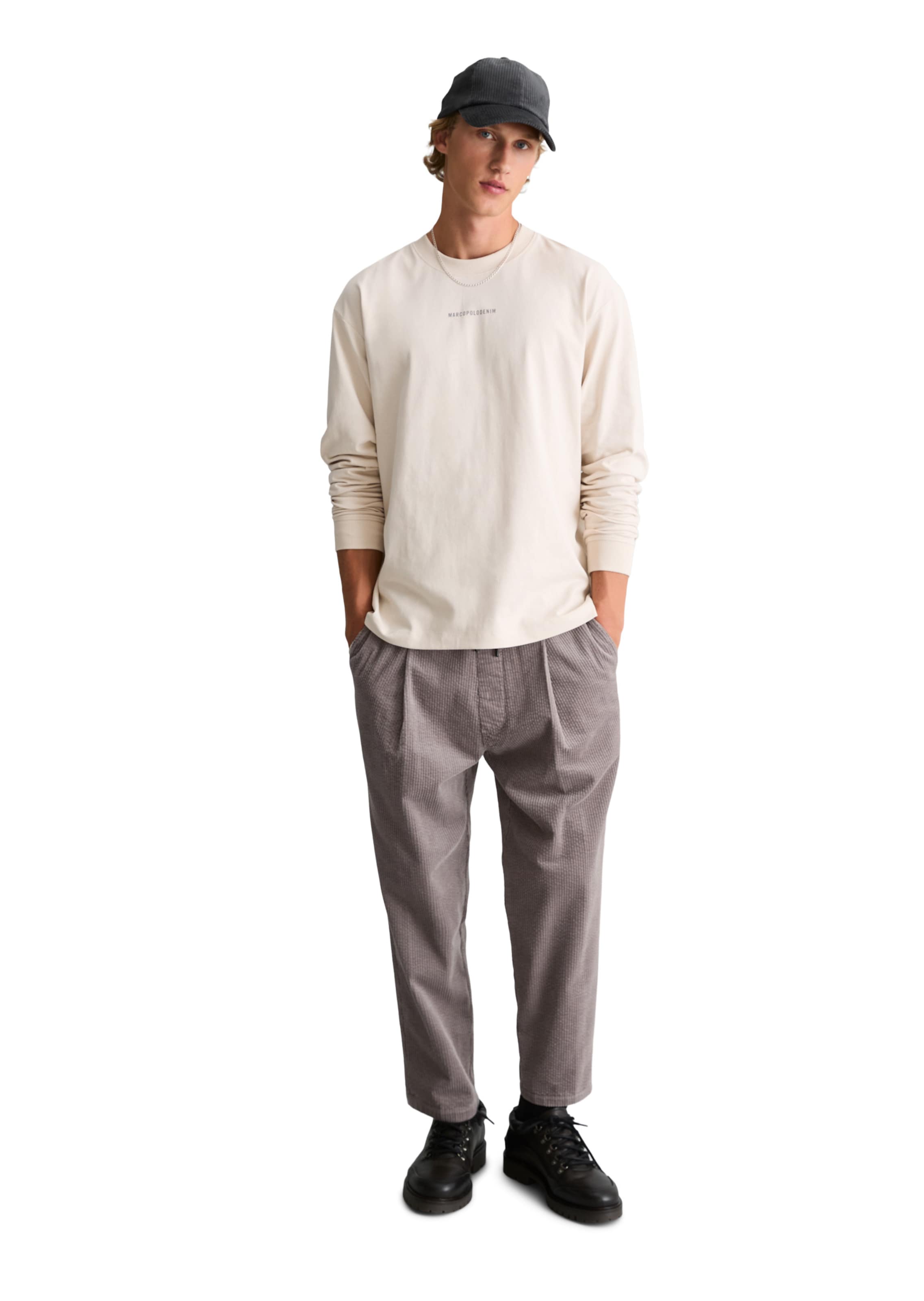 T-Shirt Marc O'Polo DENIM en blanc