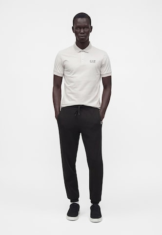 Effilé Pantalon EA7 Emporio Armani en noir : devant