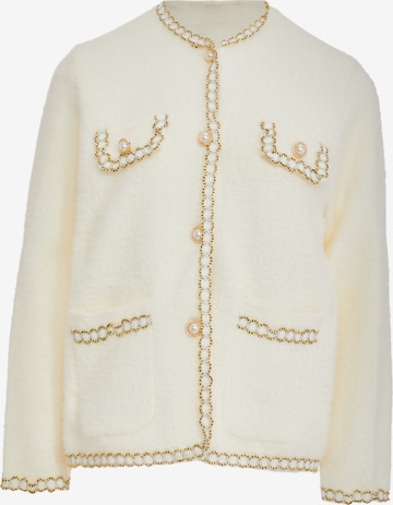 CARNEA Вязаная кофта в Белый: спереди