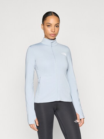Veste de sport 'W FLEX FULL ZIP JACKET' THE NORTH FACE en bleu : devant