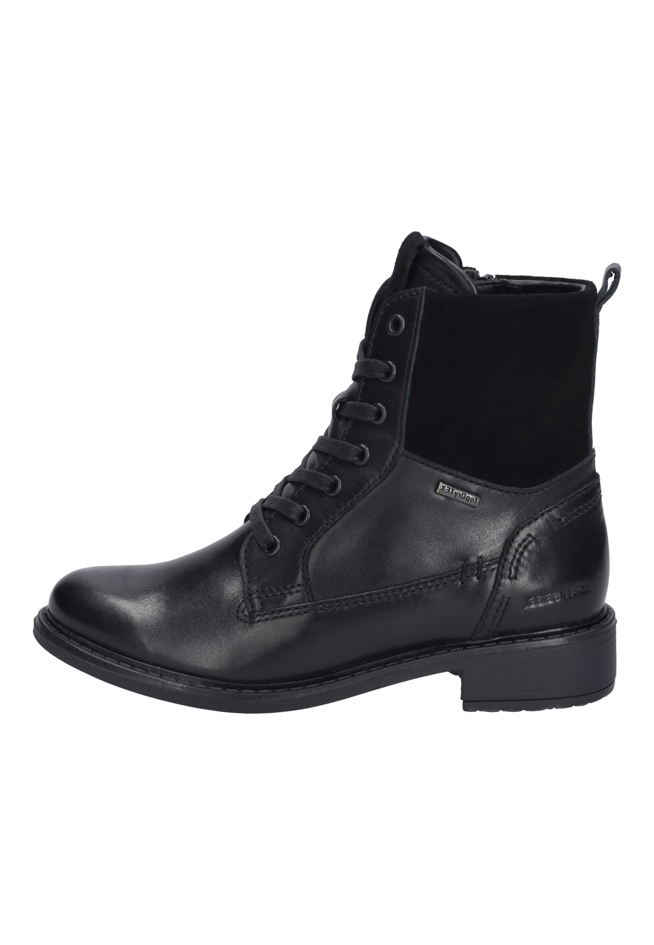 JOSEF SEIBEL Lace-up bootie 'Selena' in Black: front