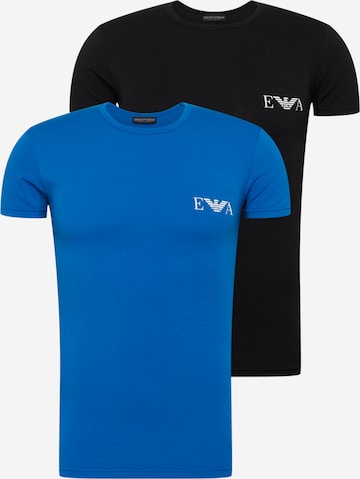 Emporio Armani Тениска в синьо: отпред