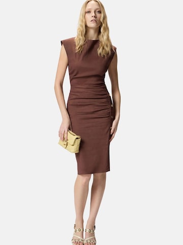 PINKO - Vestido 'PINKO ALISSA ABITO LINO STRETCH ABITO' en marrón: frente
