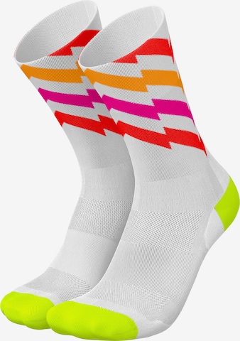 INCYLENCE Sportsocken 'WAVES' in Orange: Vorderseite