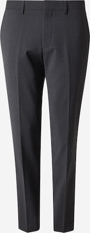 juoda s.Oliver Standartinis Kelnės su kantu: priekis