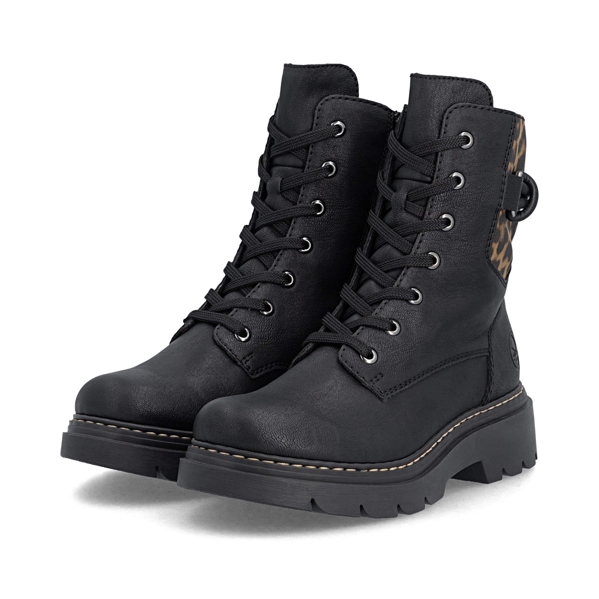 Rieker Boots in Schwarz