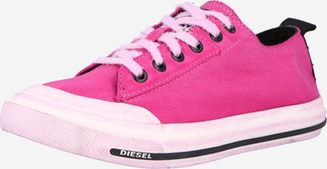 DIESEL Sneakers hoog 'Astico' in Roze: voorkant