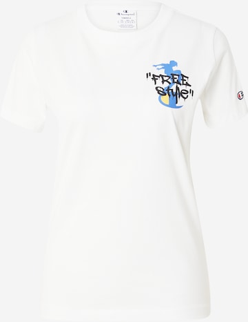 Champion Authentic Athletic Apparel - Camisa em branco: frente