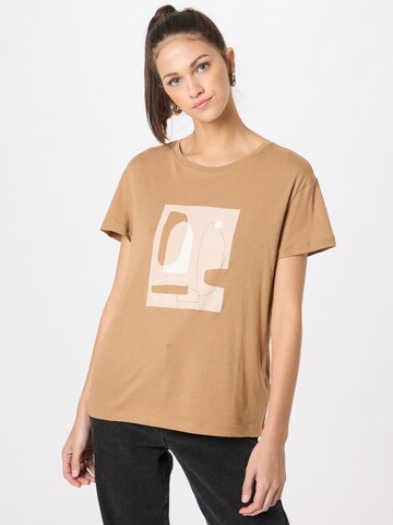 ARMEDANGELS Shirt 'Nela' in Brown: front