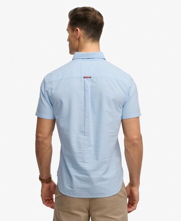 Superdry & Co Regular fit Overhemd in Blauw
