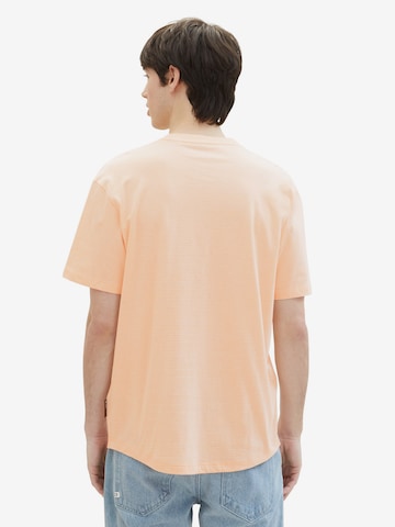 TOM TAILOR DENIM Μπλουζάκι σε πορτοκαλί