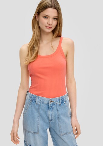 QS Top in Orange: Vorderseite