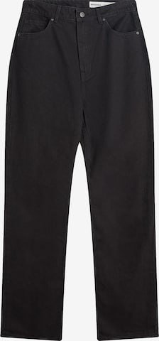 Coupe slim Jean Bershka en noir : devant