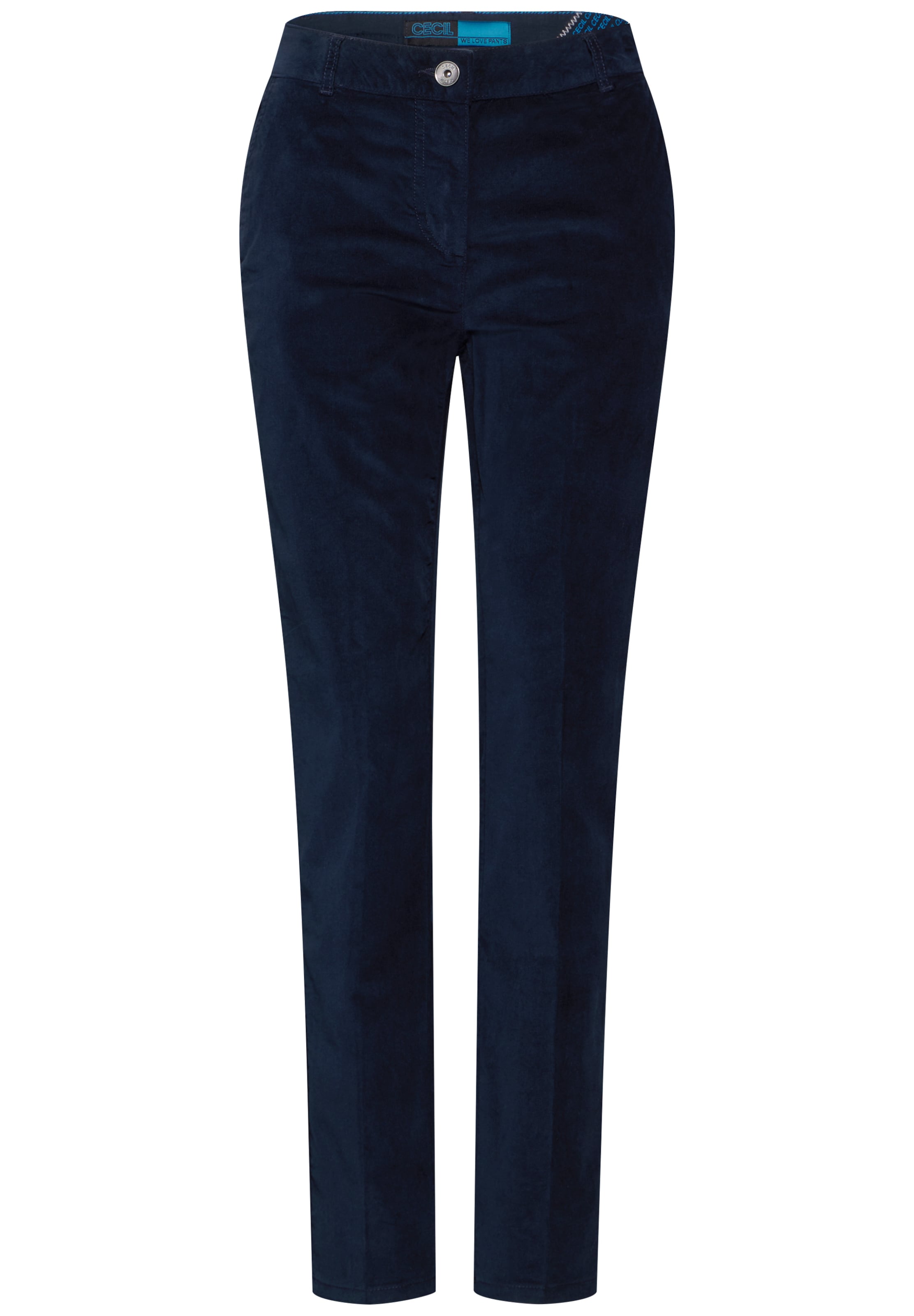 CECIL Skinny Broek in Blauw: voorkant