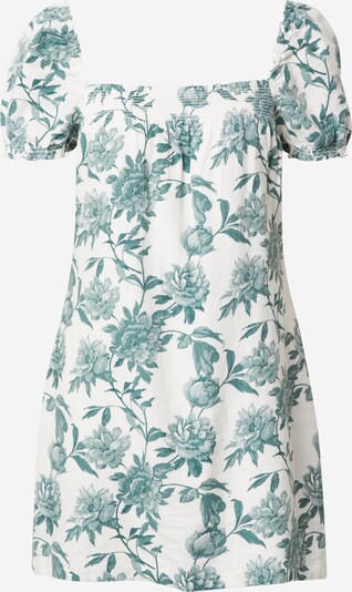 Abercrombie & Fitch Kleid in smaragd / weiß, Produktansicht