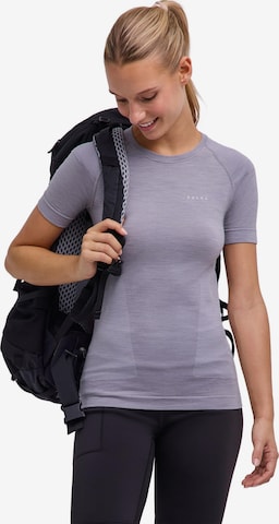 FALKE Base Layer 'Backpack-Ready' in Grey: front