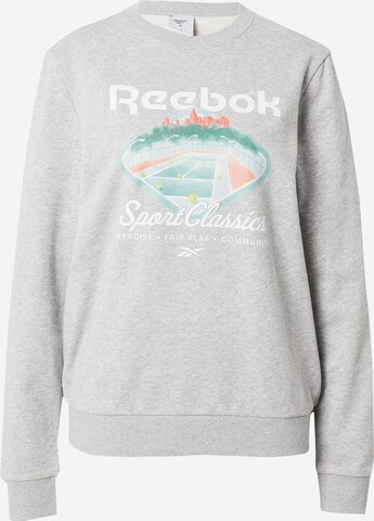 Sweat de sport Reebok en gris : devant