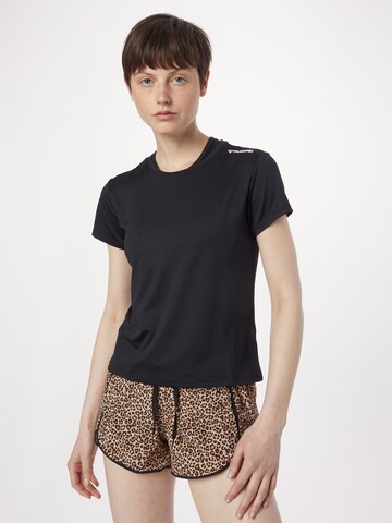 Hummel Shirt 'Aura' in Zwart: voorkant