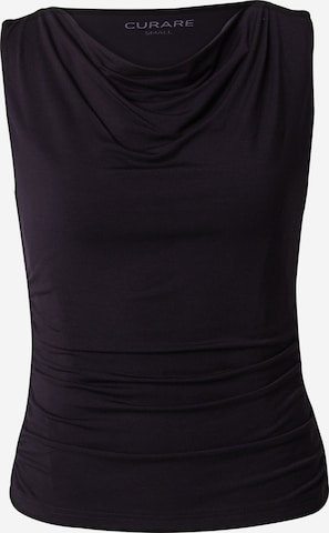 Haut de sport CURARE Yogawear en noir : devant