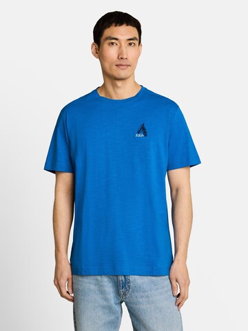 TOM TAILOR Shirt in Blauw: voorkant