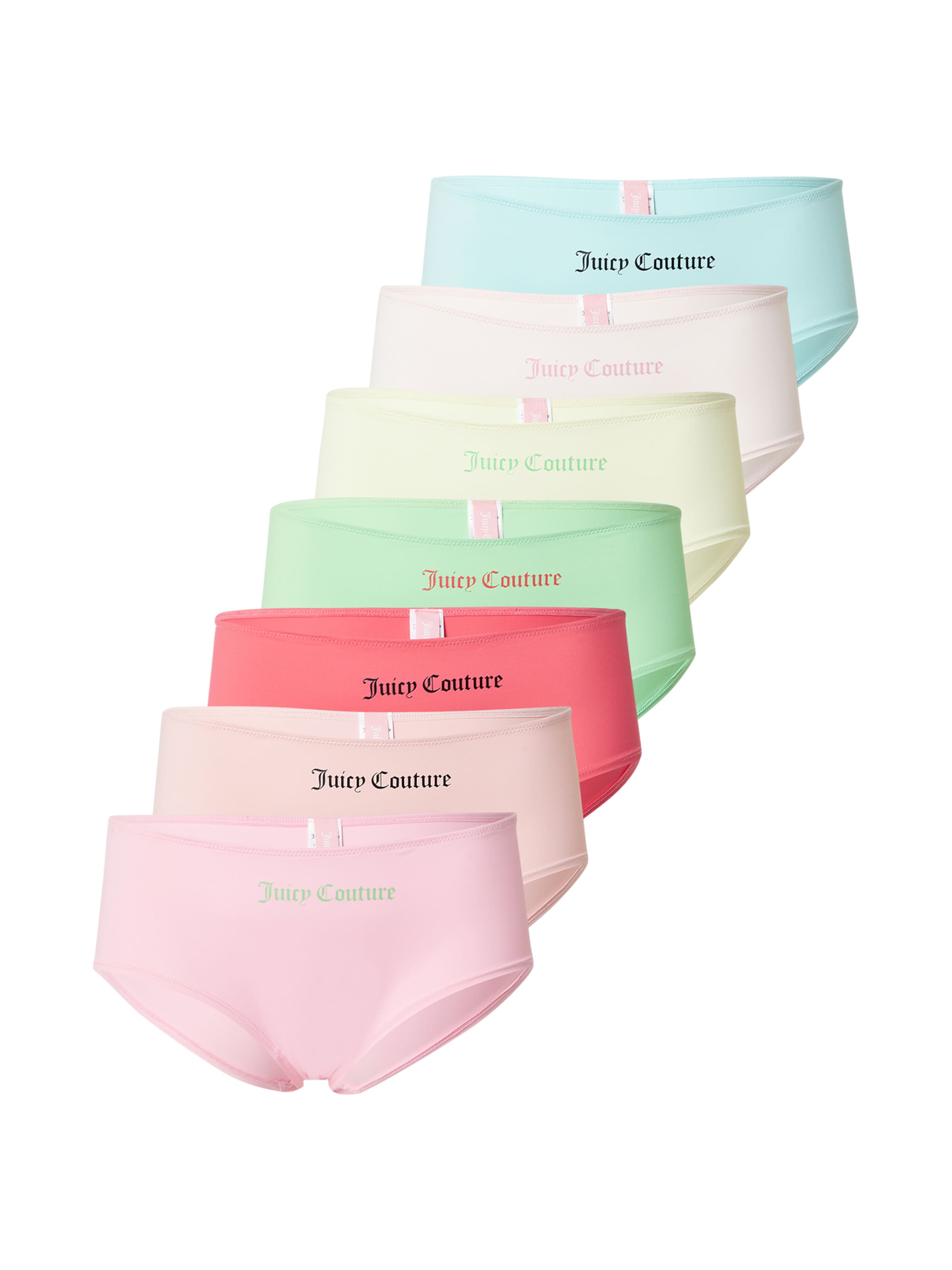 Slip 'DAY OF THE WEEK' Juicy Couture en jaune : devant