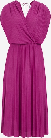 Rochie de cocktail de la WE Fashion pe mov: față