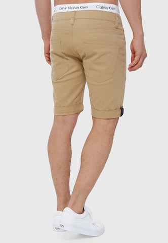 INDICODE JEANS Regular Hose 'Villeurbanne' in Beige