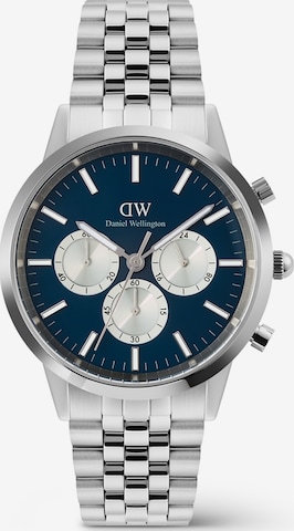 Daniel Wellington Analoguhr in Blau: Vorderseite