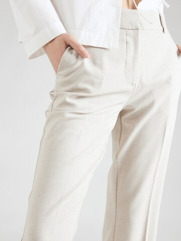 FIVEUNITS Flared Pleated Pants 'Clara' in Beige