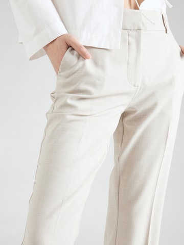 évasé Pantalon à plis 'Clara' FIVEUNITS en beige